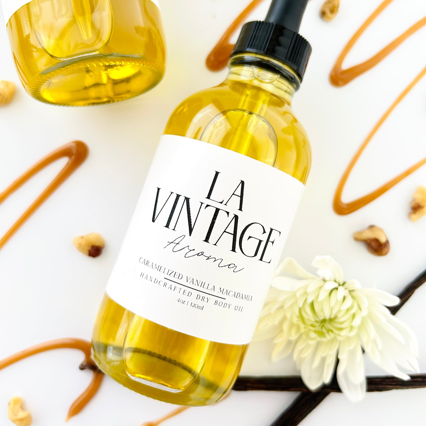 Caramelized Vanilla Macadamia Body Oil