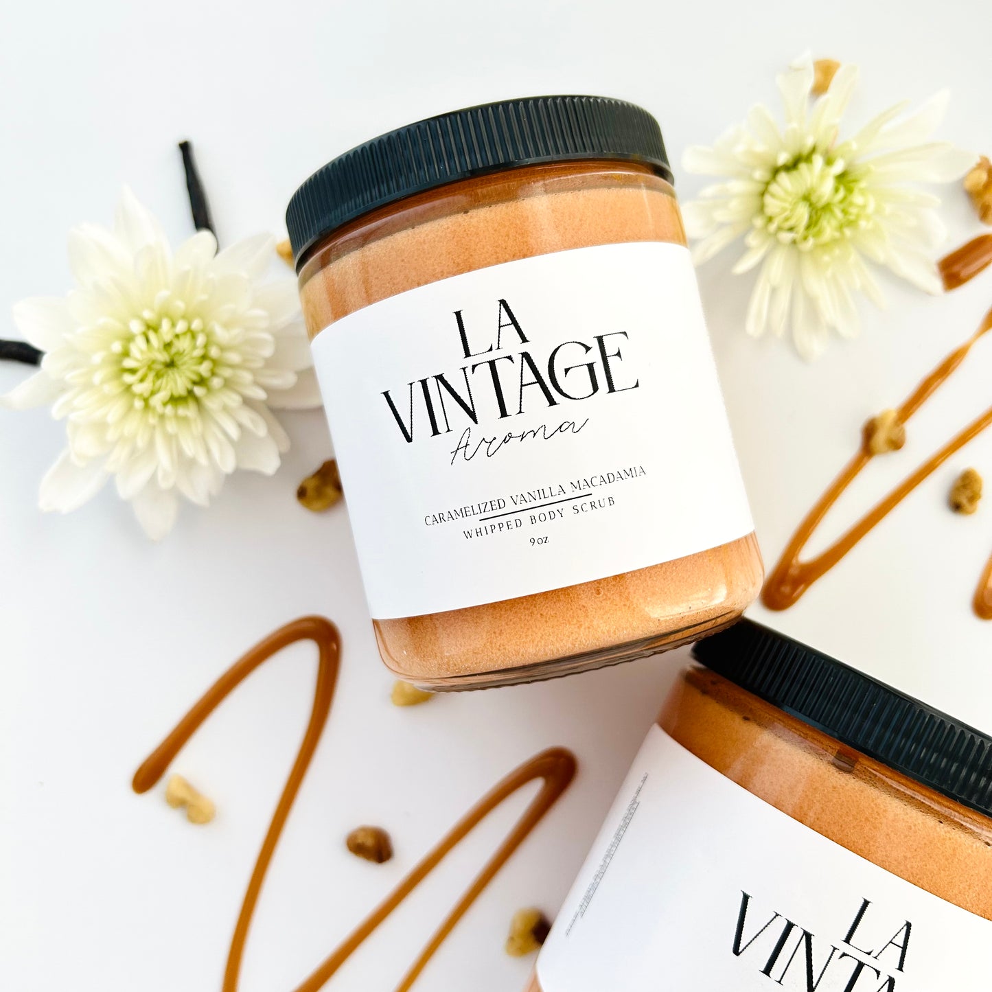 Caramelized Vanilla Macadamia Whipped Sugar Scrub