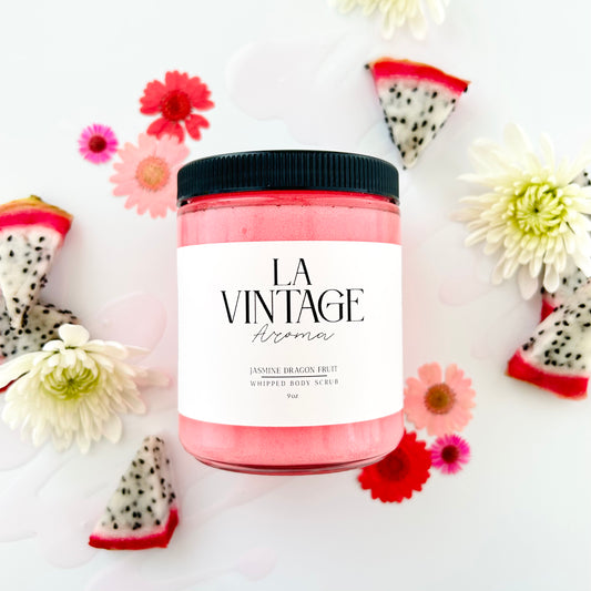 Jasmine Dragon Fruit Whipped Sugar Scrub