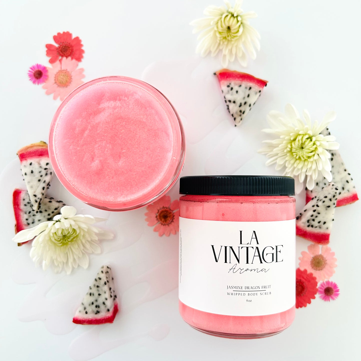 Jasmine Dragon Fruit Whipped Sugar Scrub