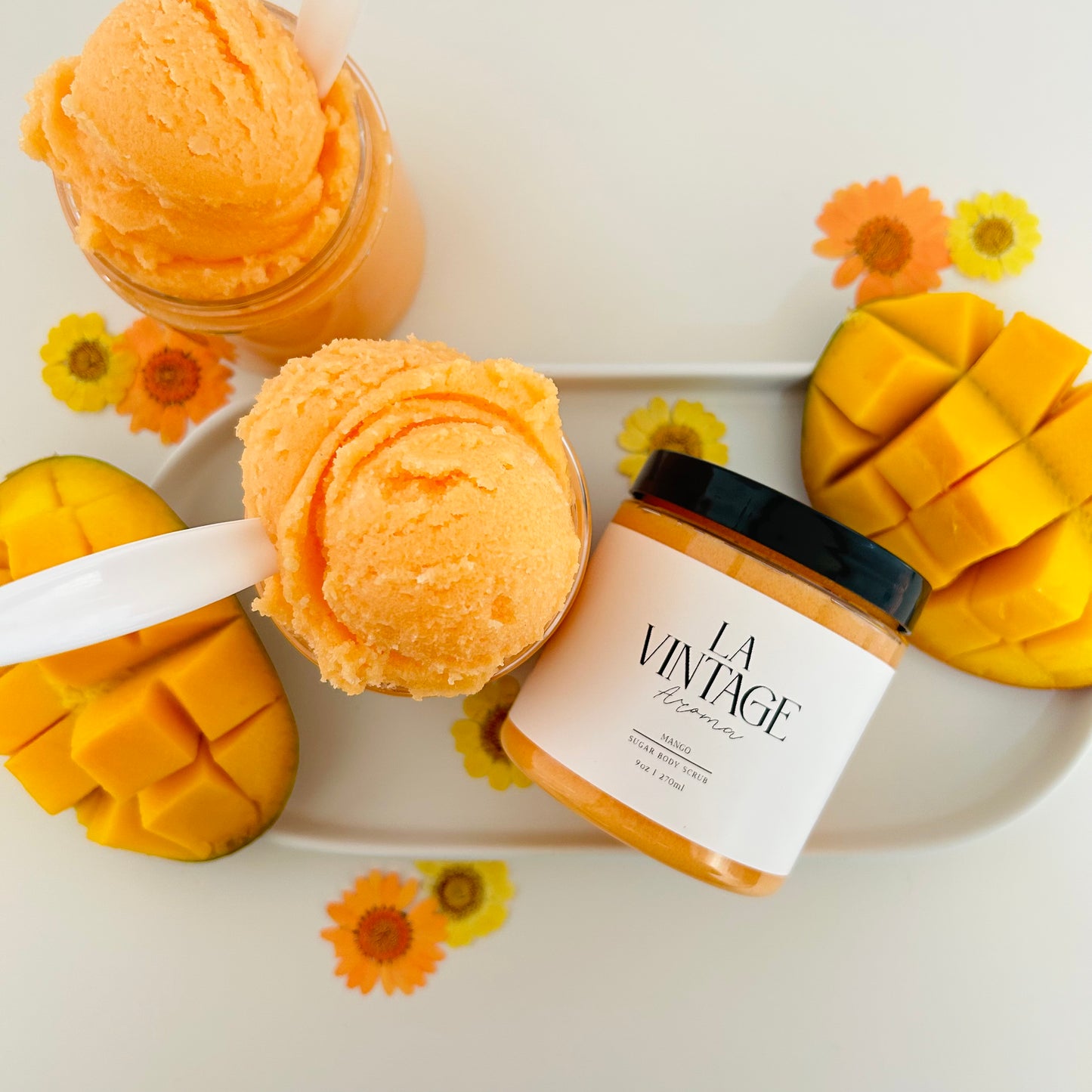 Mango Ice Cream Body Scrub