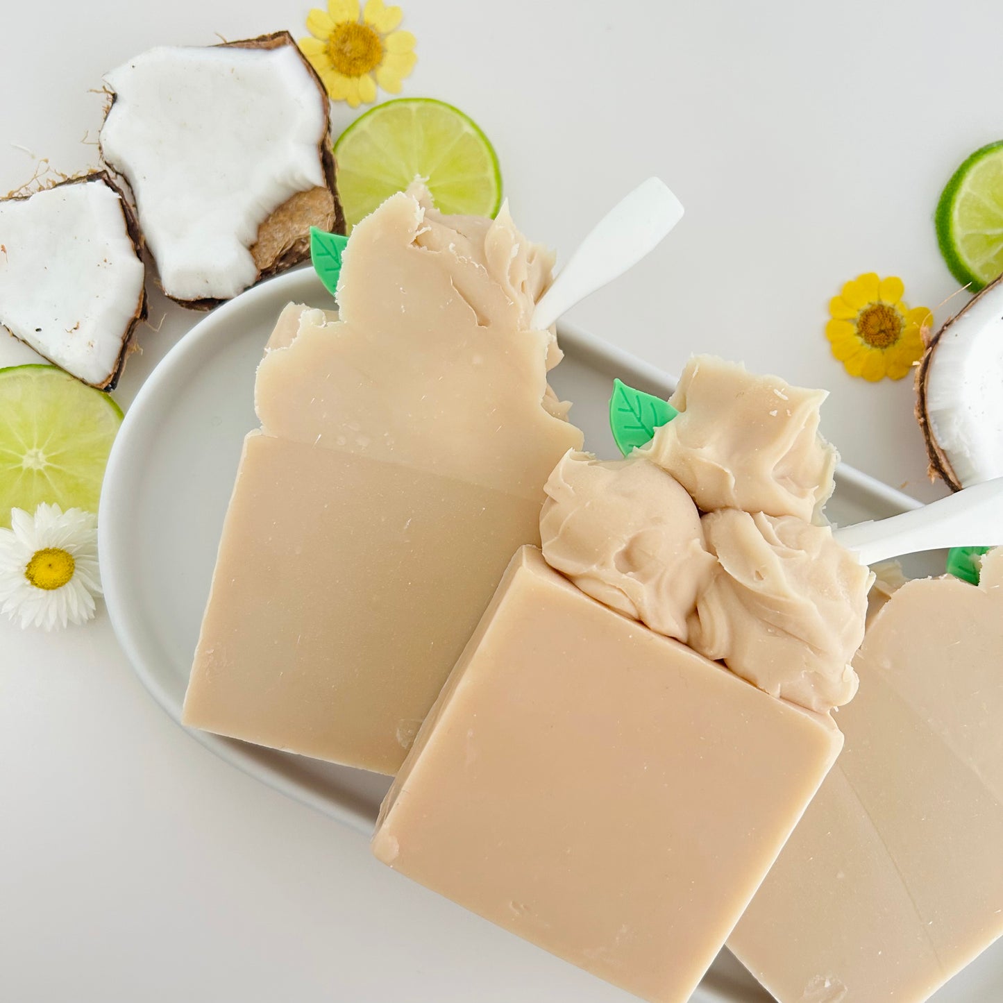 Coconut Lime Ice Cream 7oz Soap Bar