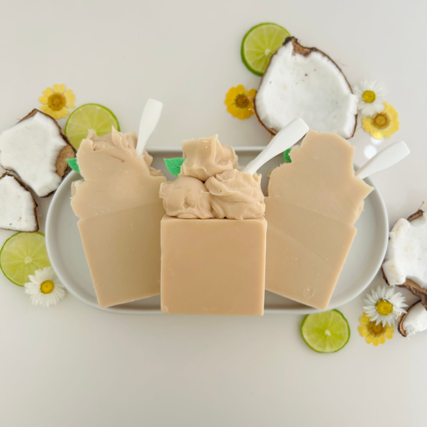 Coconut Lime Ice Cream 7oz Soap Bar