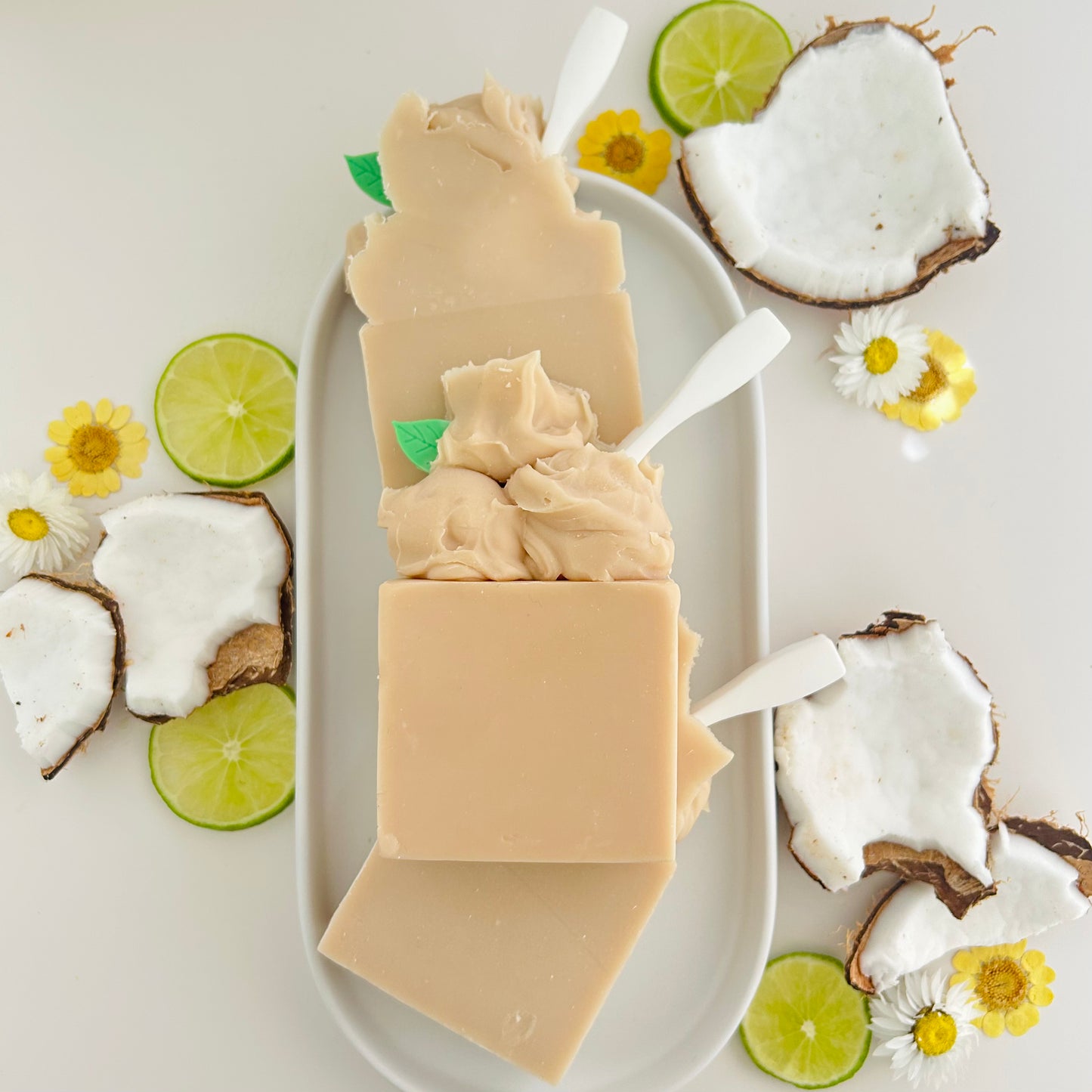 Coconut Lime Ice Cream 7oz Soap Bar