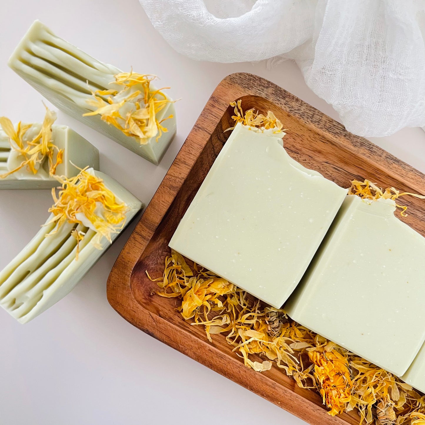 Calendula Patchouli Essential Oil Soap Bar