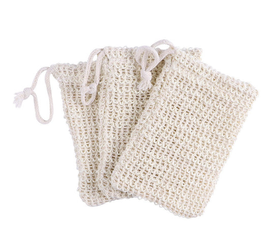 Soap Saver Natural Sisal Bag 3 Pack